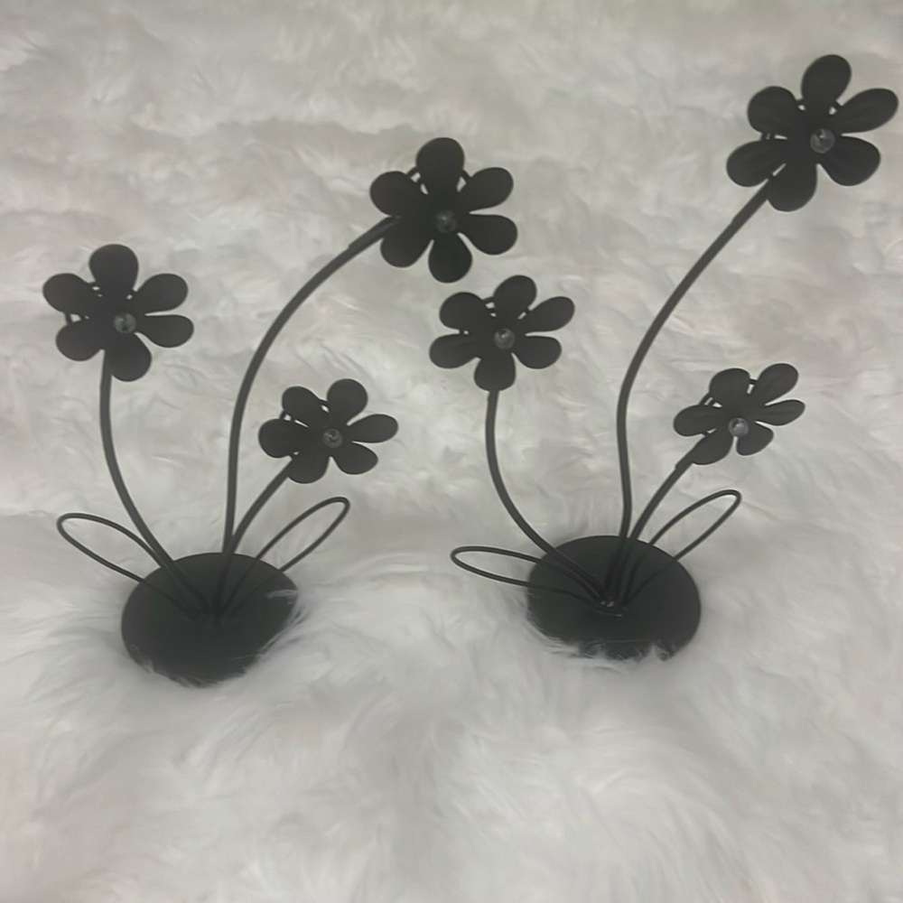 Brown photo stands